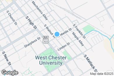 Map image of the property - 601 S Walnut St