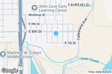 Map image of the property - 1734 Brackland St