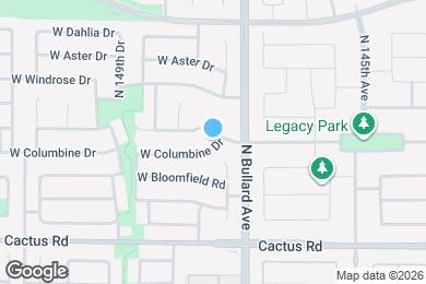 Map image of the property - 14758 W Columbine Dr