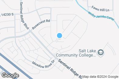 Map image of the property - Rose Canyon Townhomes