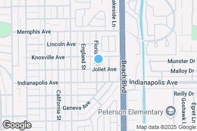 Map image of the property - 1024 1/2 Florida St
