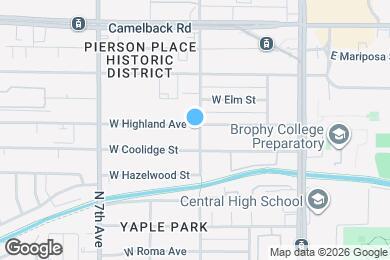 Map image of the property - 301 W Highland Ave