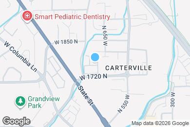 Map image of the property - 718 W 1720 N