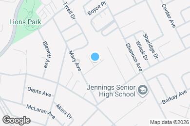 Map image of the property - 1 Lamar Dr