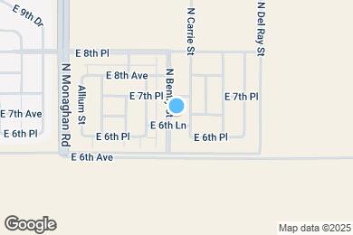 Map image of the property - 702 N Bently St