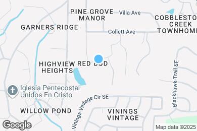 Map image of the property - 6112 Lakeshore Dr SE