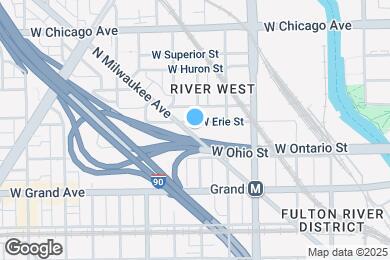 Map image of the property - 859 W Erie St