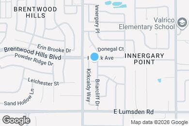 Map image of the property - 804 Briarcliff Dr