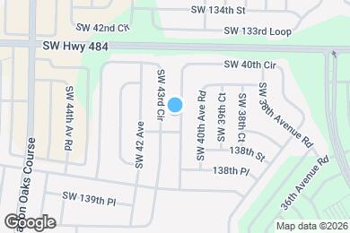 Map image of the property - 13731 SW 40th Cir