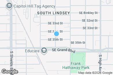 Map image of the property - 601 SE 35th St