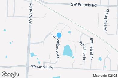 Map image of the property - 1517 SW Hedgewood Ln
