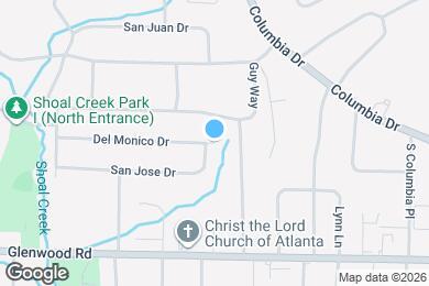 Map image of the property - 3715 Del Monico Dr