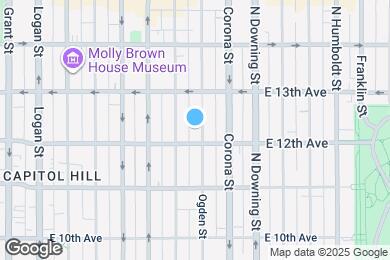 Map image of the property - 1233 N Ogden St