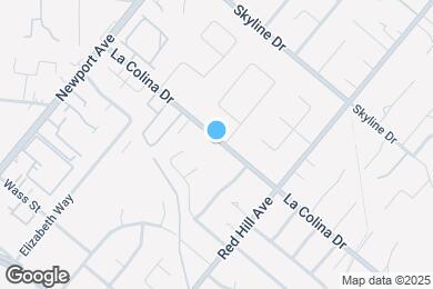 Map image of the property - 1342 La Colina Dr