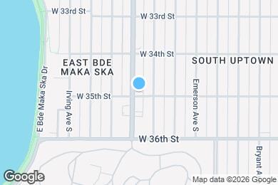 Map image of the property - 3453 Hennepin Ave S