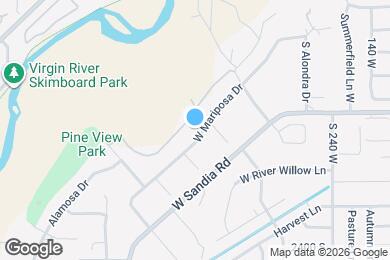 Map image of the property - 584 W Mariposa Dr