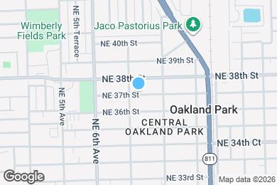 Map image of the property - 845-853-853 NE 37th St