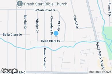 Map image of the property - 10109 Ventura Dr