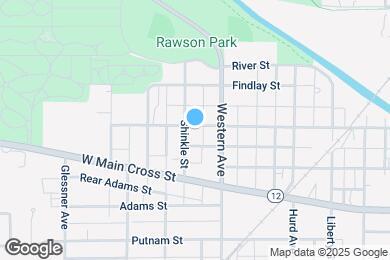 Map image of the property - 727 Washington St