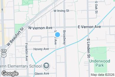 Map image of the property - 802 S Fell Ave