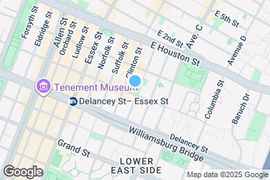 Map image of the property - 176 Rivington St