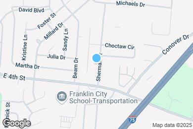 Map image of the property - 531 Sherman Dr