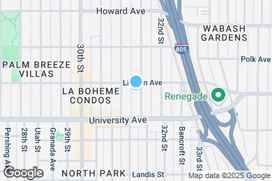 Map image of the property - 3976 Iowa St