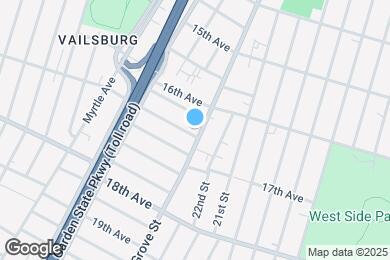 Map image of the property - 587 Grove St