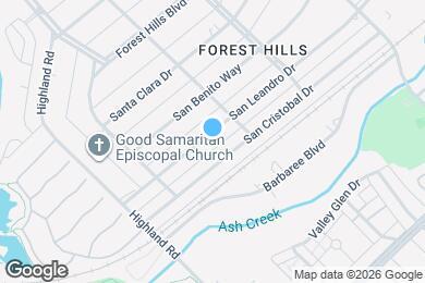 Map image of the property - 8162 San Leandro Dr