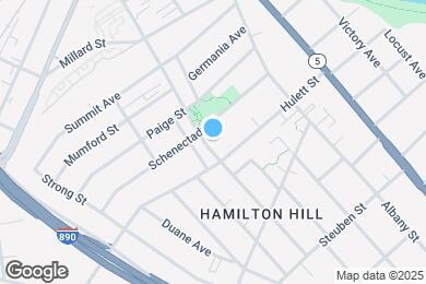 Map image of the property - 821 Hamilton St