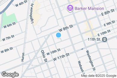Map image of the property - 821 Buffalo St