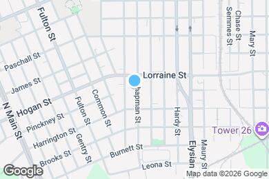 Map image of the property - 1811 Chapman St