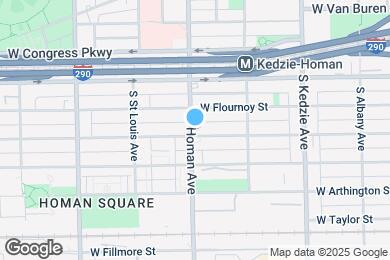 Map image of the property - 3358 W Lexington St