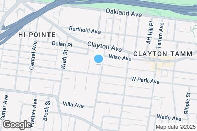 Map image of the property - 1223 Louisville Ave