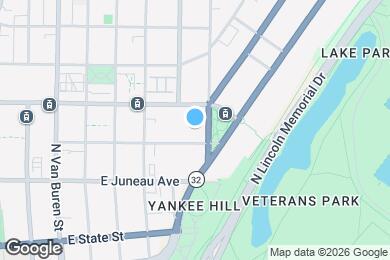 Map image of the property - 1313 N Franklin Pl