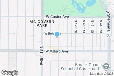 Map image of the property - 5265 N 49th St