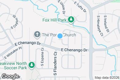 Map image of the property - 19743 E Wagontrail Dr