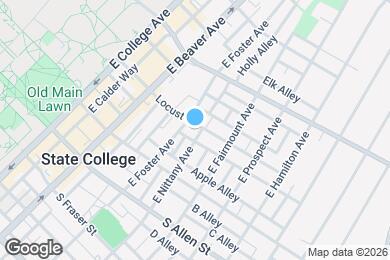 Map image of the property - 257 E Nittany Ave
