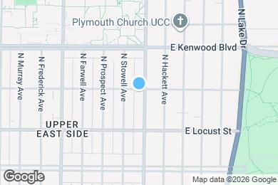 Map image of the property - 2975 N Downer Ave