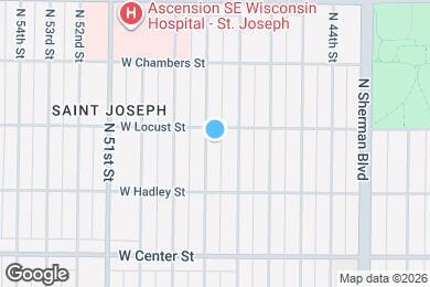 Map image of the property - 2862 N 48th St