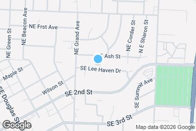 Map image of the property - 502 SE Lee Haven Dr