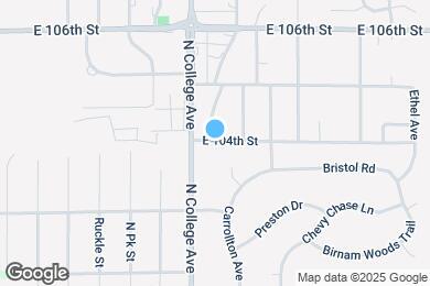 Map image of the property - 757 E 104th St