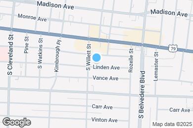 Map image of the property - 1570 Linden Ave