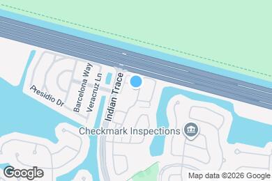 Map image of the property - 1111 Sorrento Dr