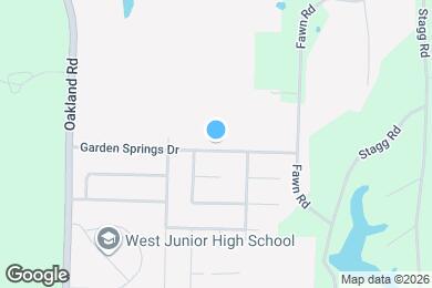 Map image of the property - 305 Garden Springs Dr