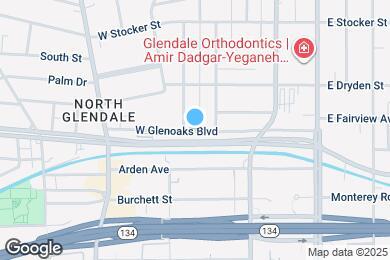 Map image of the property - 323 W Glenoaks Blvd