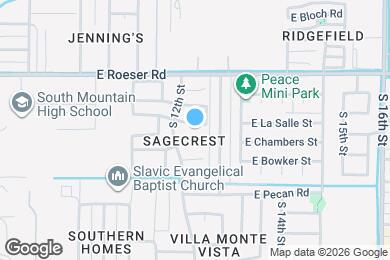 Map image of the property - 1221 E Chambers St