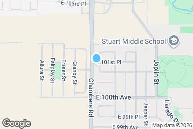 Map image of the property - 10131 Chambers Dr