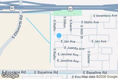 Map image of the property - 9430 E Jan Ave
