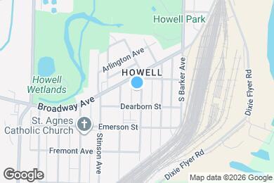 Map image of the property - 1425 Delmar Ave